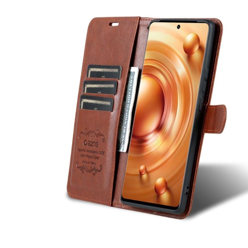 Housse Vivo X80 Pro AZNS simili cuir