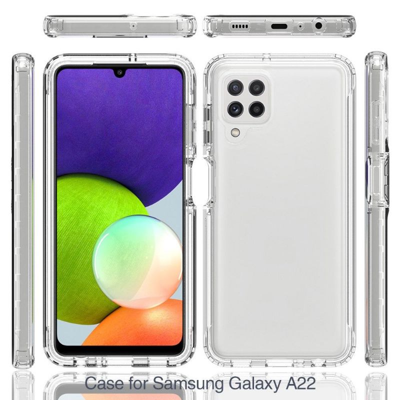 Coque Bumper Samsung Galaxy A22 4G Antichoc transparent