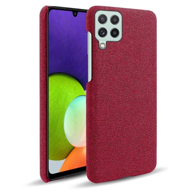 Coque Samsung Galaxy A22 4G revêtement tissu