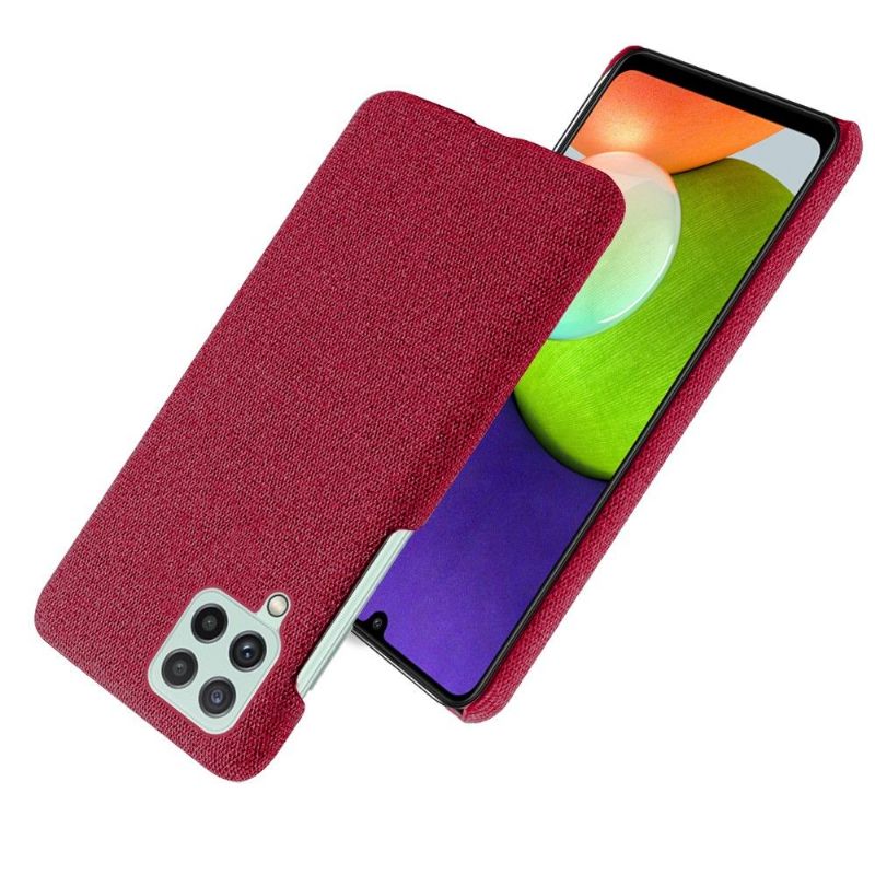 Coque Samsung Galaxy A22 4G revêtement tissu