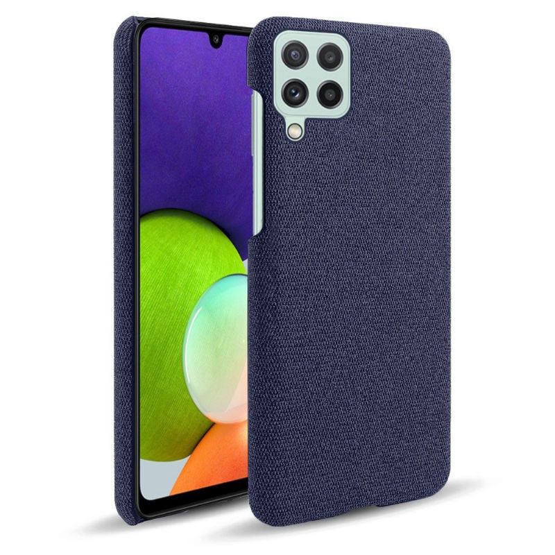 Coque Samsung Galaxy A22 4G revêtement tissu
