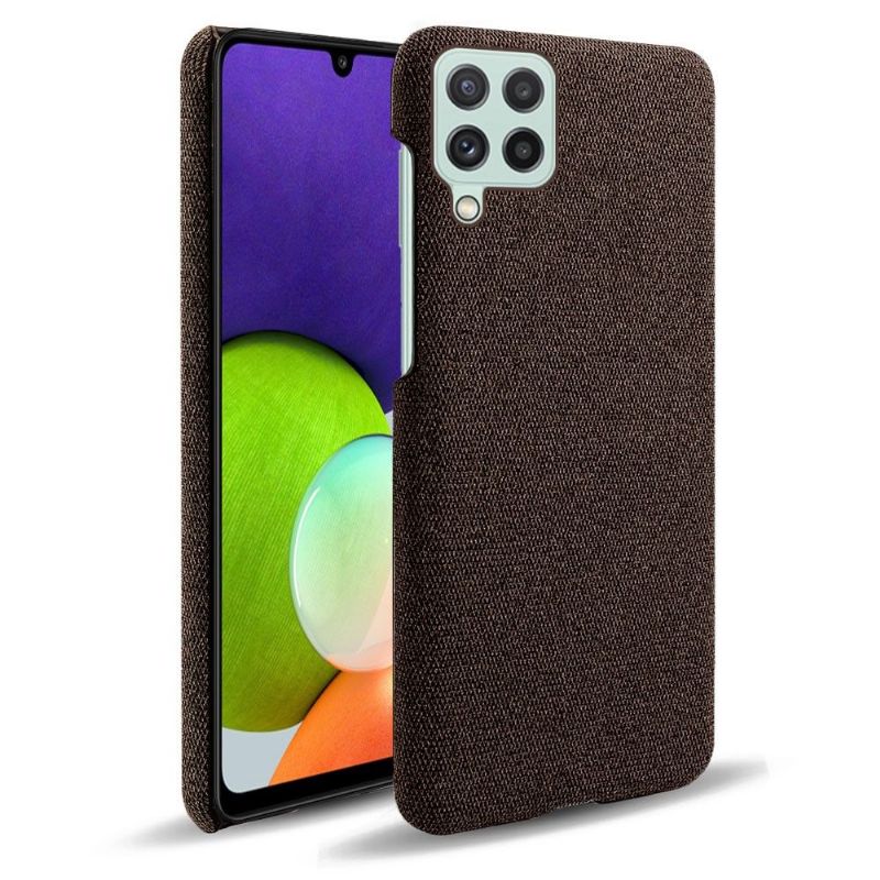 Coque Samsung Galaxy A22 4G revêtement tissu