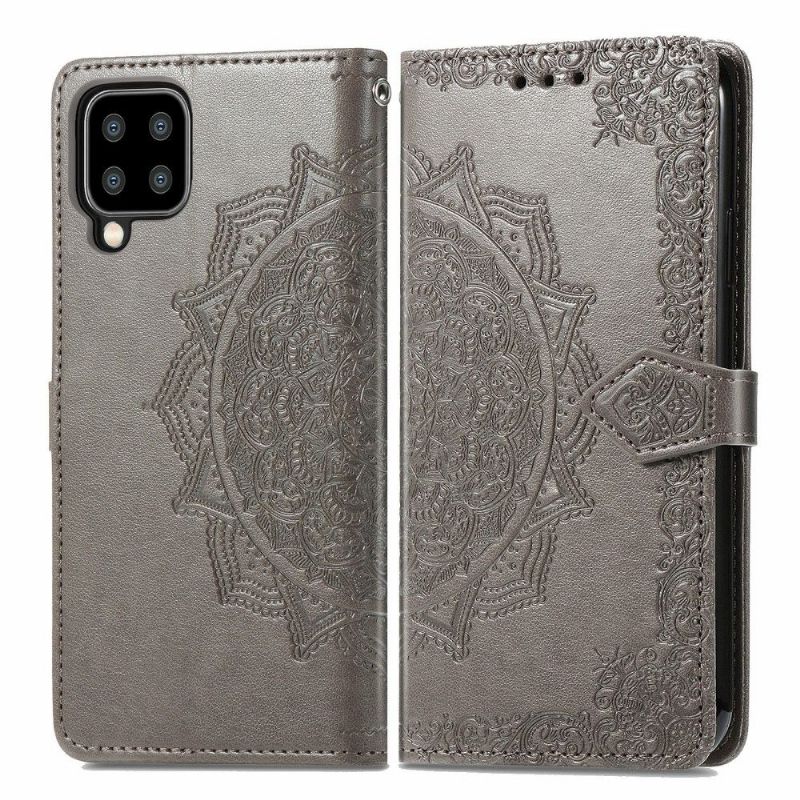 Housse Samsung Galaxy A22 4G Mandala relief