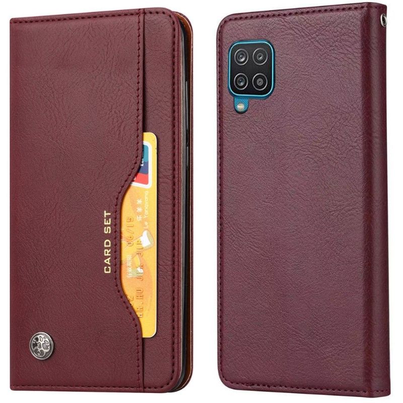 Housse Samsung Galaxy A22 4G Stand Case effet cuir