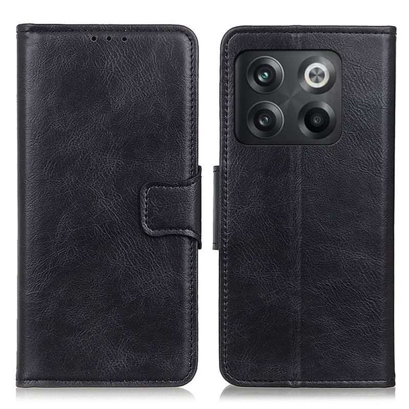 Housse OnePlus 10T 5G Style Cuir Fermoir Réversible