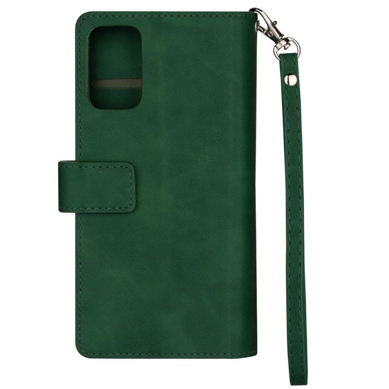 Housse Samsung Galaxy A31 Porte Cartes Simili Cuir à Lanière