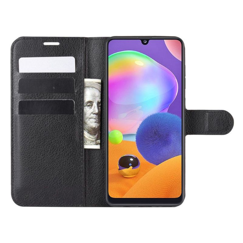 Housse Samsung Galaxy A31 portefeuille style cuir
