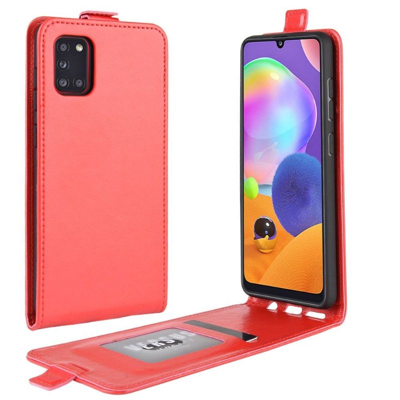 Housse Samsung Galaxy A31 simili cuir avec rabat verticale