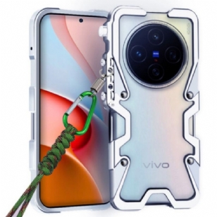 Coque Bumper Vivo X200 Aluminium avec Lanière