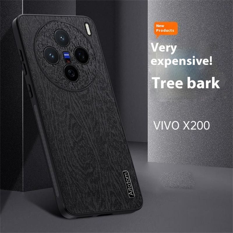 Coque Vivo X200 Effet Bois