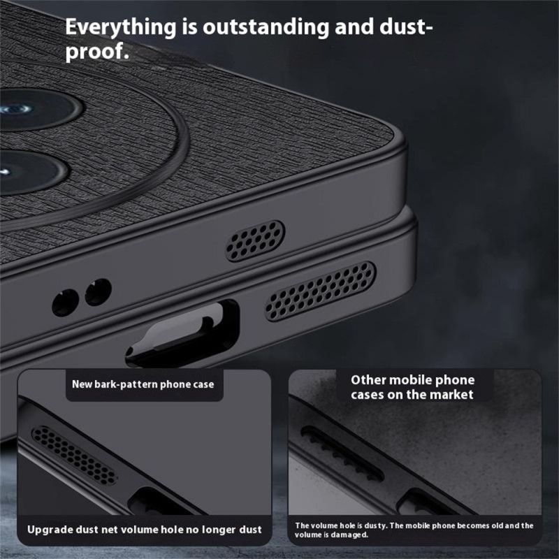 Coque Vivo X200 Effet Bois