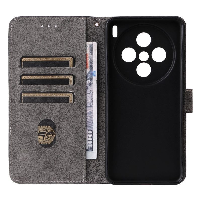 Housse Vivo X200 Effet Daim à Lanière