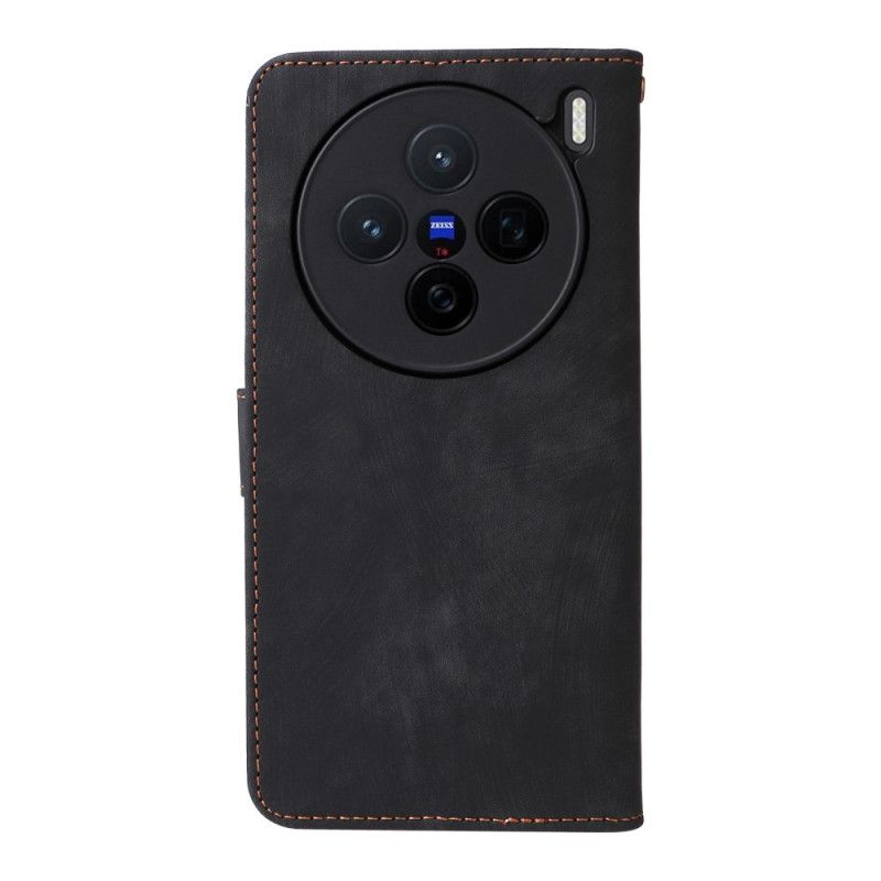 Housse Vivo X200 Effet Daim à Lanière