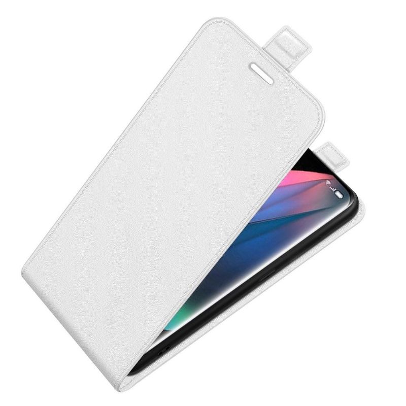 Housse Oppo Find X3 Pro simili cuir avec rabat vertical