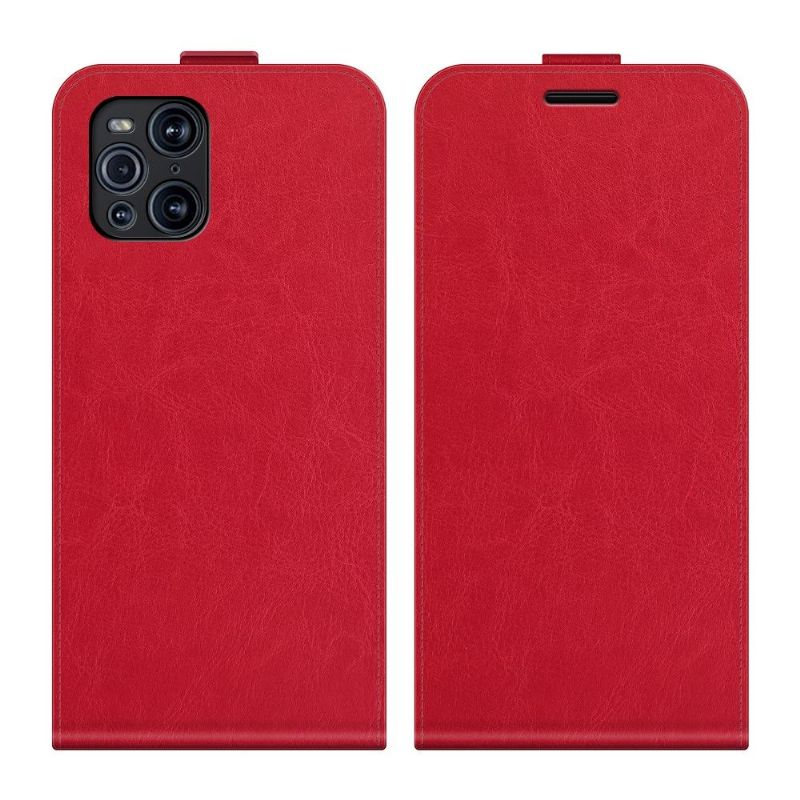 Housse Oppo Find X3 Pro simili cuir avec rabat vertical