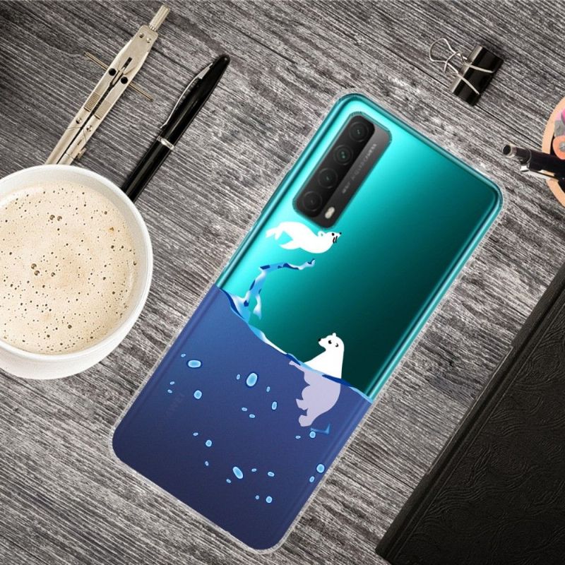 Coque Huawei P Smart 2021 phoque et ours blanc