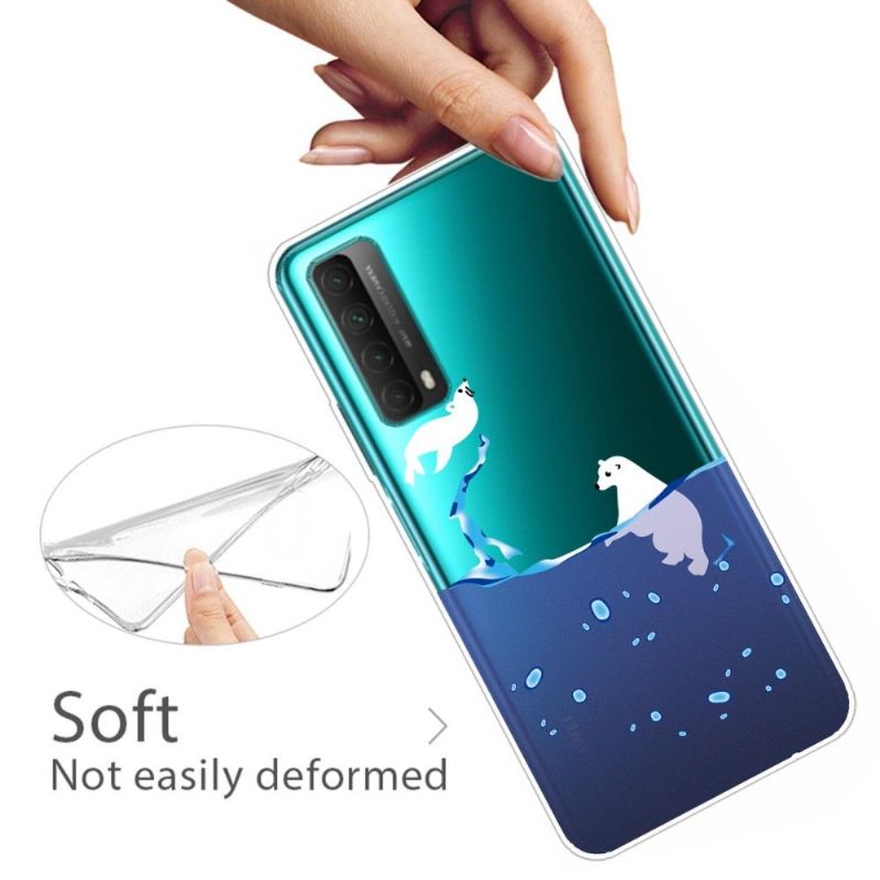Coque Huawei P Smart 2021 phoque et ours blanc