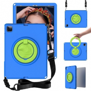 Coque iPad Pro 13 (2025) / 13 (2024) / Air 13 (2025) / (2024) EVA avec Bandoulière et Film Protecteur