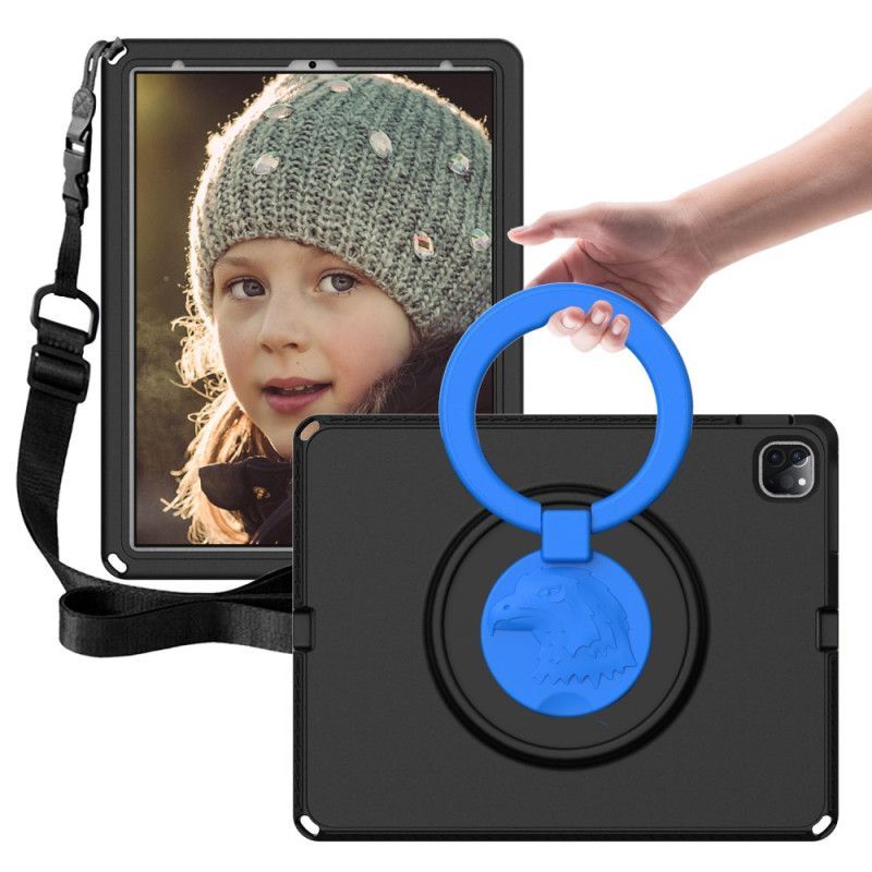 Coque iPad Pro 13 (2025) / 13 (2024) / Air 13 (2025) / (2024) EVA avec Bandoulière et Film Protecteur
