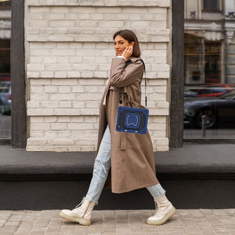 Coque iPad Pro 13 (2025) / 13 (2024) Bicolore Support et Bandoulière