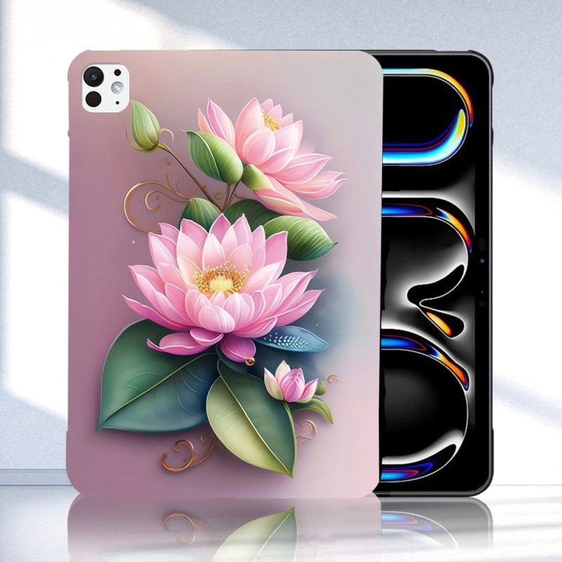 Coque iPad Pro 13 (2025) / 13 (2024) Motif Lotus