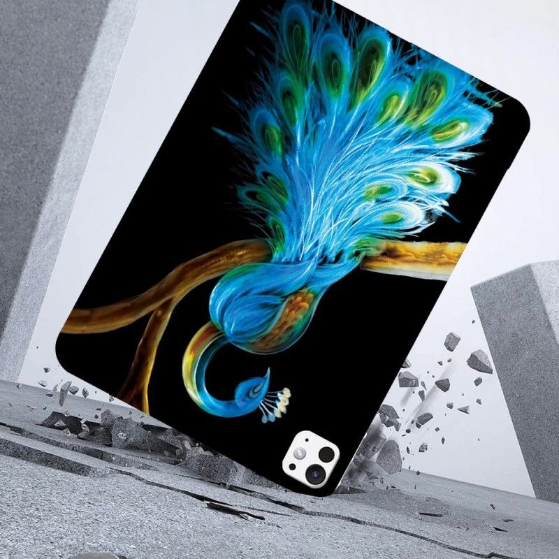 Coque iPad Pro 13 (2025) / 13 (2024) Motif Paon