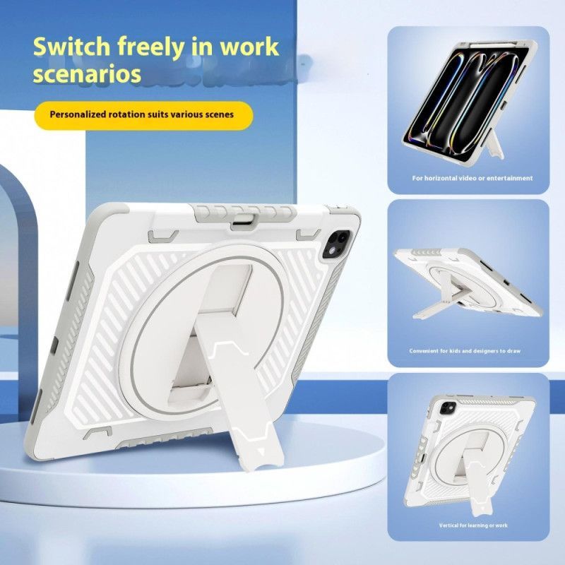 Coque iPad Pro 13 (2025) / 13 (2024) Porte-Stylet et Support Ajustable