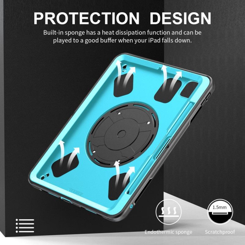 Coque iPad Pro 13 (2025) / 13 (2024) Robuste Anneau-Support et Bandoulière