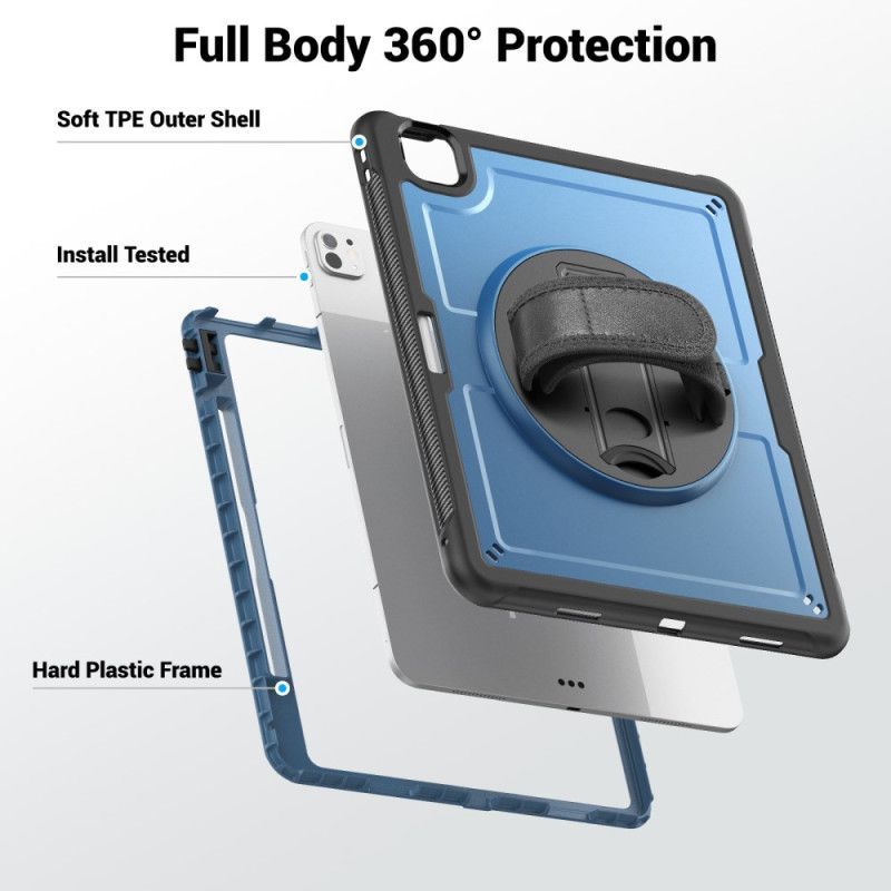 Coque iPad Pro 13 (2025) / 13 (2024) Robuste Multifonction