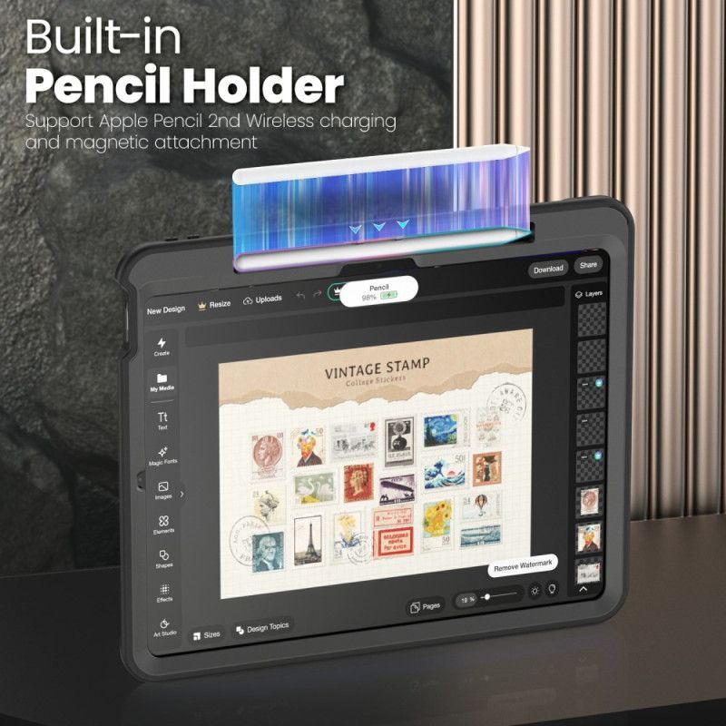 Coque iPad Pro 13 (2025) / 13 (2024) Smart Design