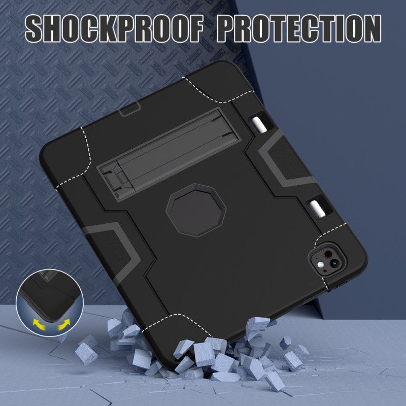 Coque iPad Pro 13 (2025) / 13 (2024) Support Intégré et Porte-Styet