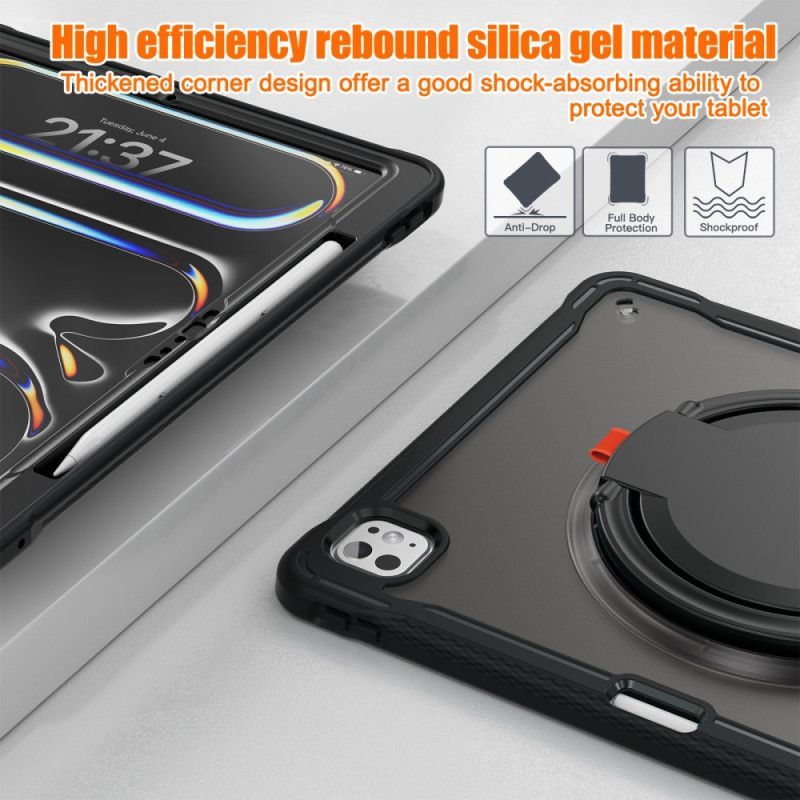 Coque iPad Pro 13 (2025) / 13 (2024) Support Rotatif et Porte-Stylet