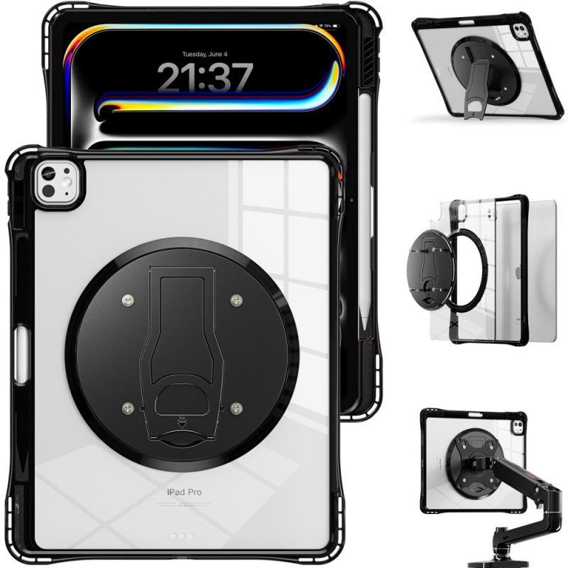 Coque iPad Pro 13 (2025) / 13 (2024) Transparente avec Support