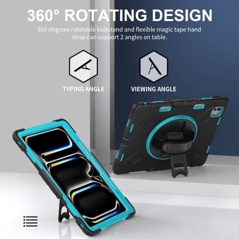 Coque iPad Pro 13 (2025) / 13 (2024) Ultra Résistante Support et Bandoulière