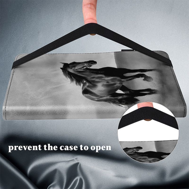 Étui iPad Pro 13 (2025) / 13 (2024) Cheval Noir