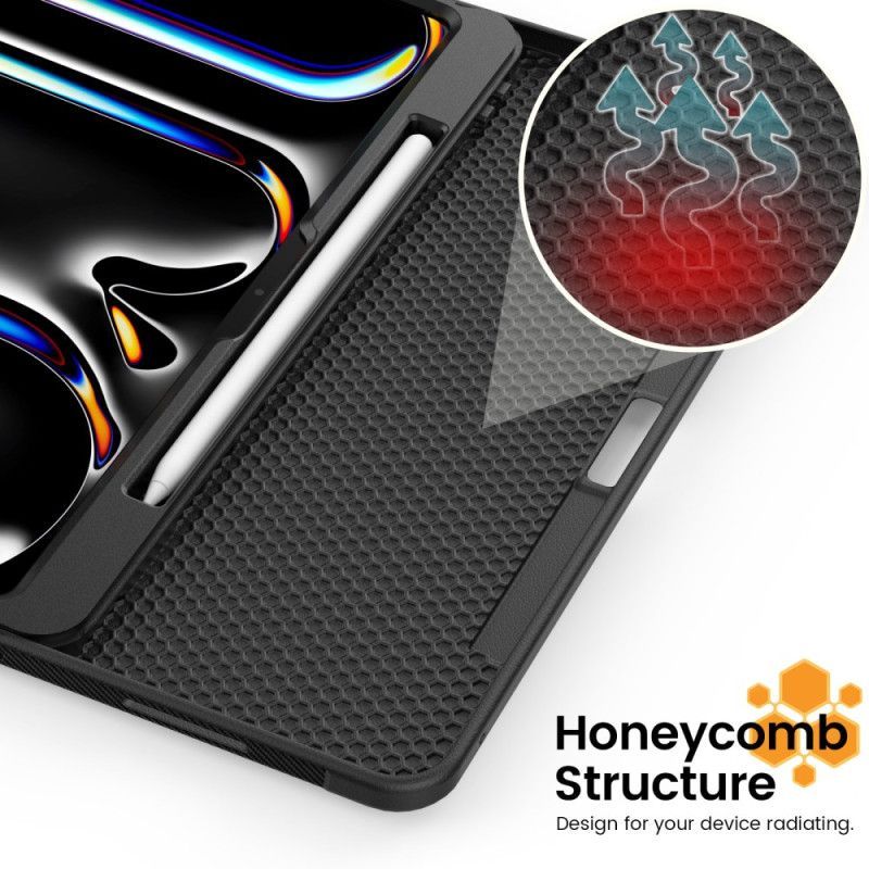 Étui iPad Pro 13 (2025) / 13 (2024) Porte-Cartes et Support Magnétique