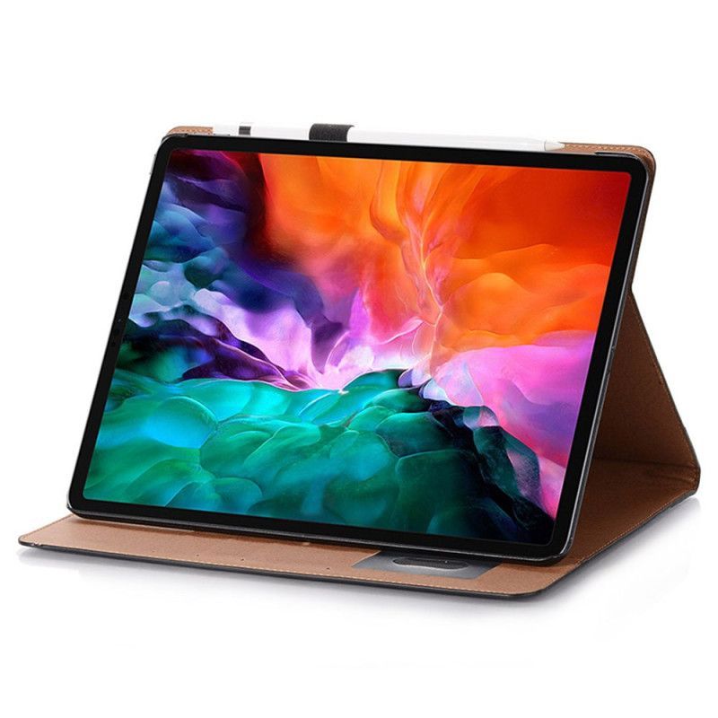 Étui iPad Pro 13 (2025) / 13 (2024) Simili Cuir Bicolore