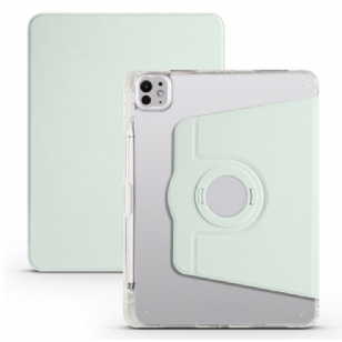 Étui iPad Pro 13 (2025) / 13 (2024) Support Rotatif et Dos Transparent Détachable