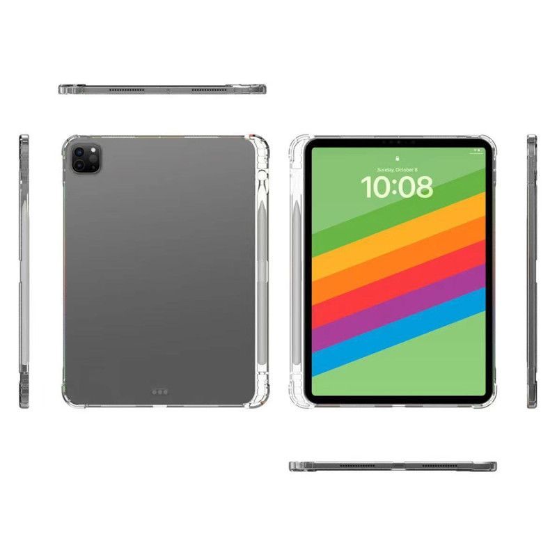 Étui iPad Pro 13 (2025) / 13 (2024) Transparent Porte-Stylet