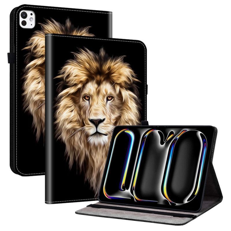 Flip Cover iPad Pro 13 (2025) / 13 (2024) Tête de Lion