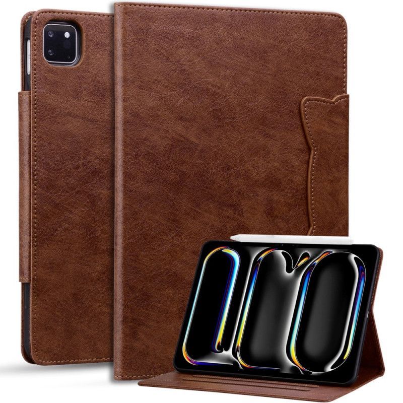 Housse iPad Pro 13 (2025) / 13 (2024) Fermoir Magnétique Design Chat