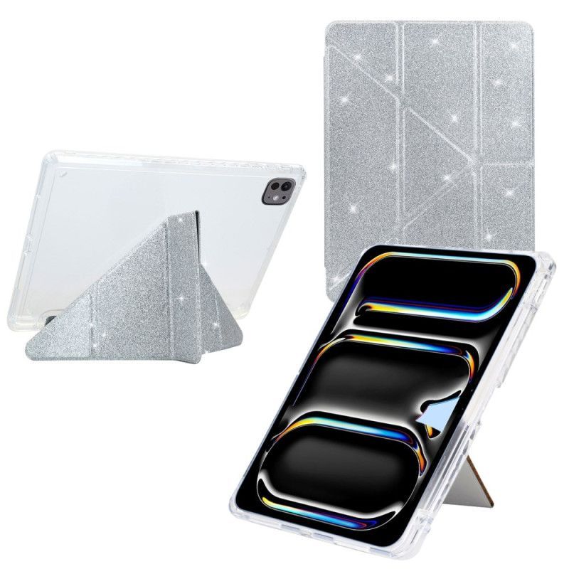 Smart Case iPad Pro 13 (2025) / 13 (2024) Paillettes Support Y-Fold