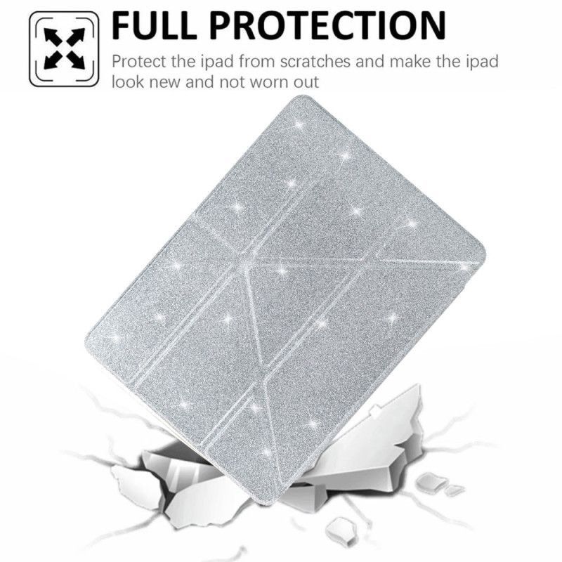 Smart Case iPad Pro 13 (2025) / 13 (2024) Paillettes Support Y-Fold