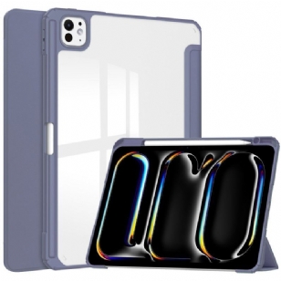 Smart Case iPad Pro 13 (2025) / 13 (2024) Simili Cuir Coque Transparente