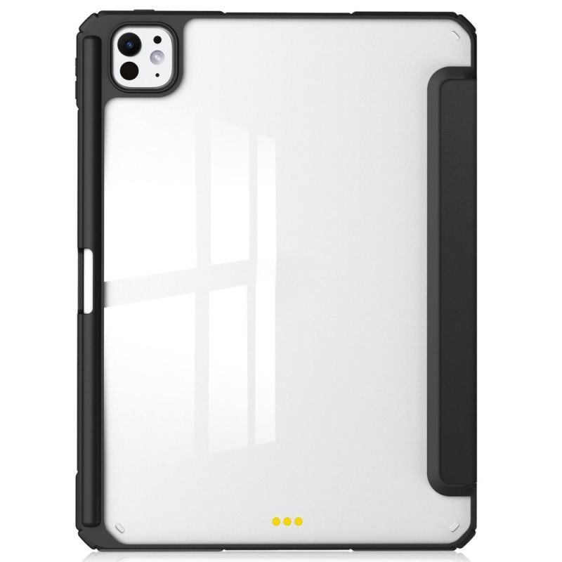 Smart Case iPad Pro 13 (2025) / 13 (2024) Simili Cuir Coque Transparente