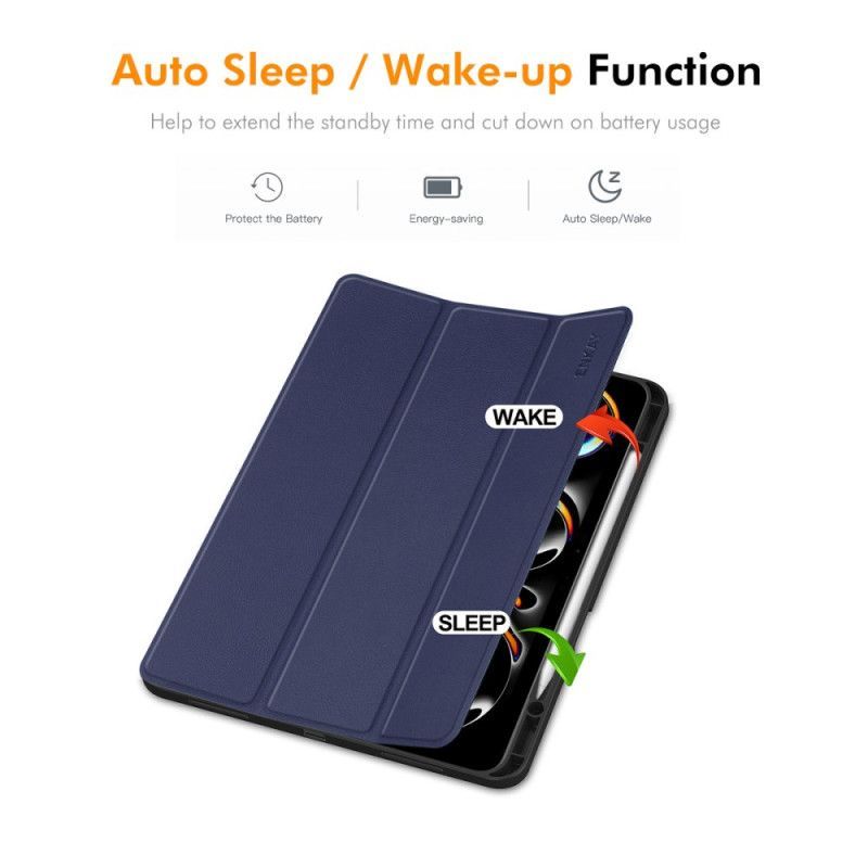 Smart Case iPad Pro 13 (2025) / 13 (2025) Porte-Stylet ENKAY