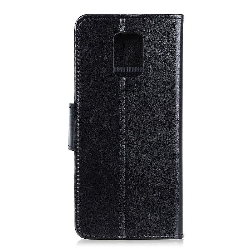 Étui Folio Xiaomi Redmi Note 9S Simili Cuir Fonction Support