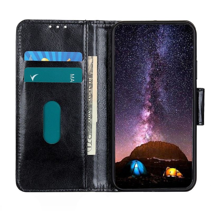 Étui Folio Xiaomi Redmi Note 9S Simili Cuir Fonction Support