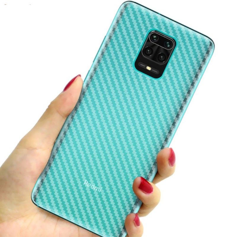 Films arrière carbone pour Xiaomi Redmi Note 9 Pro (2 pièces)