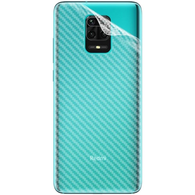 Films arrière carbone pour Xiaomi Redmi Note 9 Pro (2 pièces)